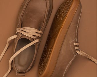 Leather loafer for men | Wide Toe Box shoes men | lace-up moccasins shoes men | leather anatomical shoes | custom handmade shoes