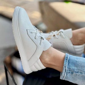 Wide toe box shoes women | Womens ladies lace-up Sneakers | genuine leather soft comfort anatomical shoes | custom shoes any color