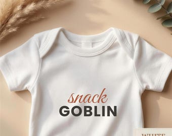 Body Snack Goblin, divertente e carino per neonati, regalo per baby shower, regalo per neo mamma, morbido cotone.