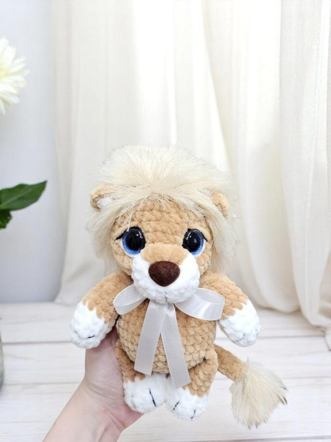 Crochet Lion Pattern, Amigurumi Lion Tutorial PDF, Handmade Lion ...