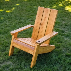 DIY Outdoor chair plans | Garden chair plans | Outdoor furniture | PDF plans | Instant download | patio chair | Woodworking Plans