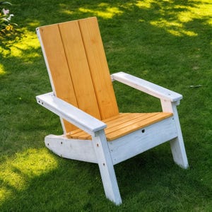 Modern Outdoor chair build plan, Woodworking plans, Outdoor chair plan, Patio furniture, Wooden chair, DIY Plans PDF File