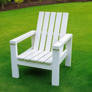 DIY Outdoor chair plans | Garden chair plans | Outdoor furniture | PDF plans | Instant download | patio chair