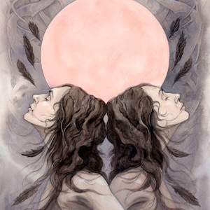 Crow Sisters ~ A4 Print