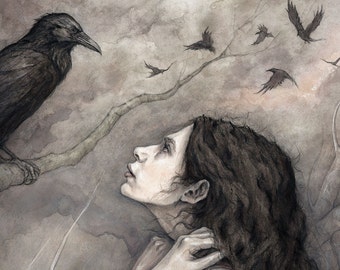 Seven Ravens ~ A4 Print
