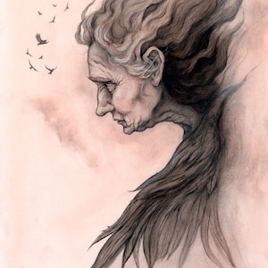 Mother Sky (The Cailleach)~ A4 Print