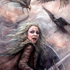 The Screaming Sky ~ A4 Print