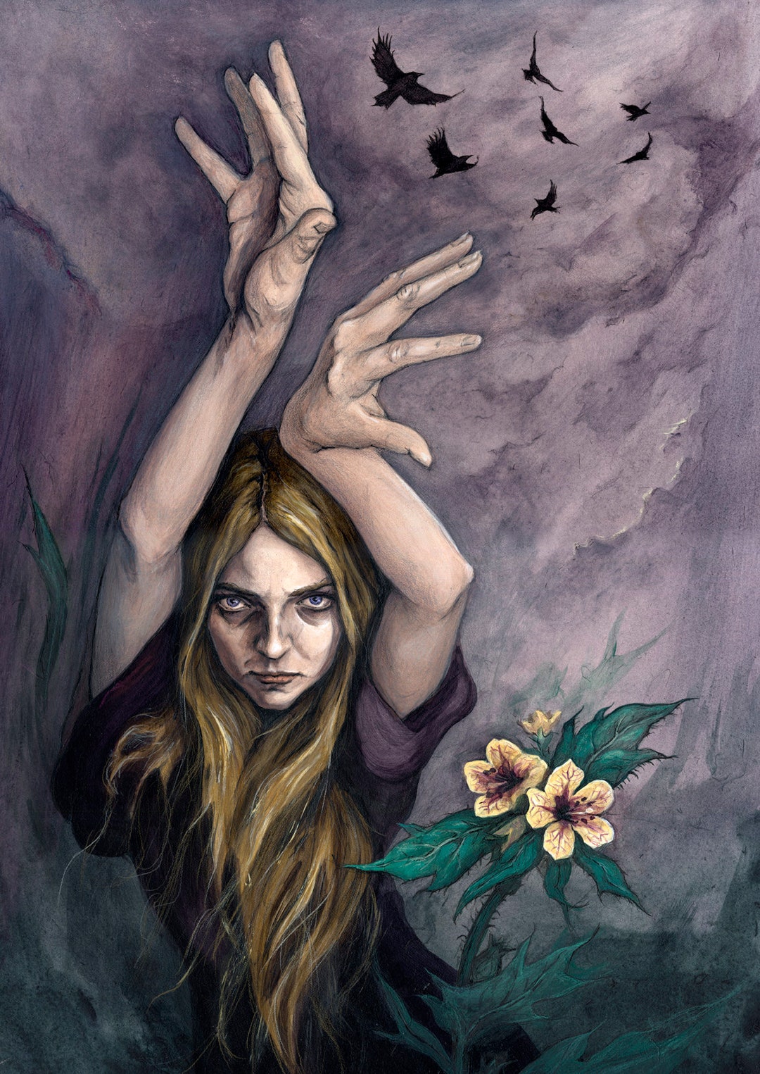 額縁 Daughter of the Iron Sky print Rites of the Sky (2) ~ A4 Print - Etsy