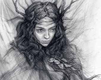 Green Seer ~ A4 print