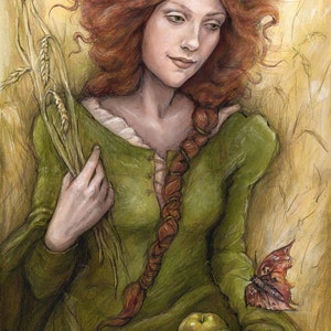 Angharad, small print ( 12.7 x 17.7 cm / 5 x 7 inchs)