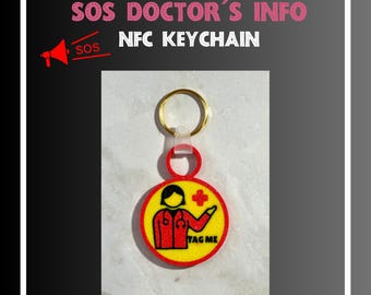 Medical NFC Keychain | Keep Doctor Details & Emergency Info Handy