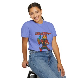 Number One Sentai Gojuger T-shirt, Superhero Tee, Geeky Shirt, Japanese Anime Top, Power Rangers Fan Apparel image 9
