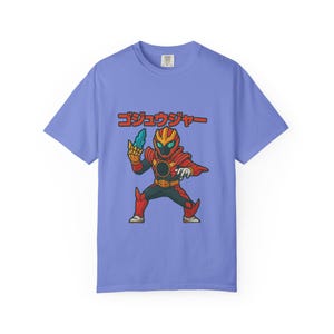 Number One Sentai Gojuger T-shirt, Superhero Tee, Geeky Shirt, Japanese Anime Top, Power Rangers Fan Apparel image 10
