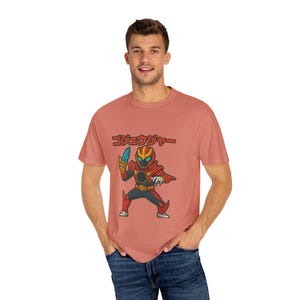Number One Sentai Gojuger T-shirt, Superhero Tee, Geeky Shirt, Japanese Anime Top, Power Rangers Fan Apparel image 3