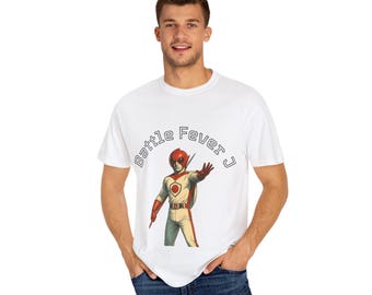 Super Sentai Battle Fever J Unisex T-shirt, Japanese Superhero Tee, Colorful Fighting Team Shirt, Power Ranger Fan Top, Comic Con Apparel