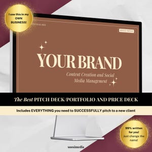 Socialmediamanager en UGC-portfoliosjabloon, canva-sjabloon, zakelijke sjablonen, sociale media, sociale-mediasjablonen