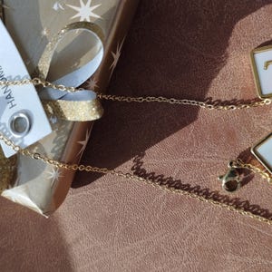 Personalized Gold Stainless Steel Chain Necklace: Custom Name Jewelry