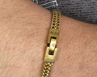 Armband mit Gravur, Armband für Männer, Herren Armband mit Gravur, Geschenk für Ihn, Geschenk für Ihn, Geschenk für Ihn, Armband für Männer,