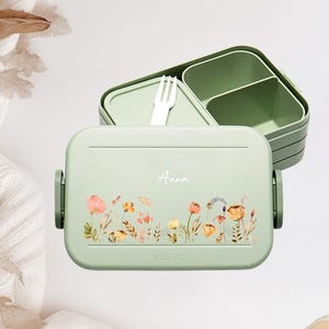 Personalisierte Mepal Lunchbox Take a Break midi, Brotdose mit Name, Lunchbox für Erwachsene, Geschenk Geburtstag Frauen