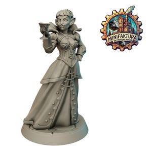Female Vampire Noble 01 - Galaad Miniatures  | DnD RPG Miniature for Tabletop Games | Dungeons and Dragons Mini | Painting Miniature I