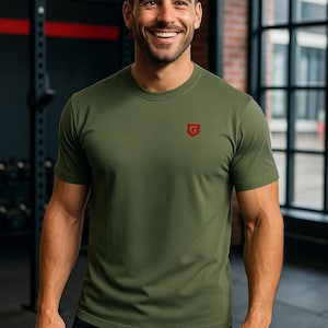 Men&#39;s Activewear Just Cool T-Shirt, Moisture-Wicking Workout Tee, Athletic Gym Top, Lightweight Training Shirt for Running & Fitness, GAFFA