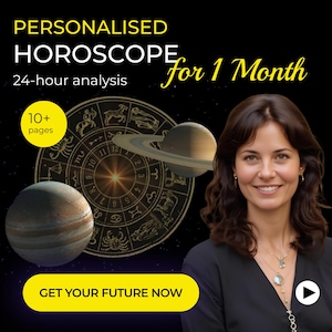 Personalized 1-Month Horoscope Reading: Detailed Zodiac Analysis (Digital Download)