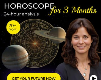 Personalized 3-Month Horoscope Reading | Detailed Zodiac Forecast | Astrology Report for Love, Career & Personal Growth