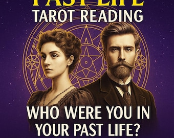 Past Life Tarot Reading – Psychic Soul Journey + Portrait (Same Day)