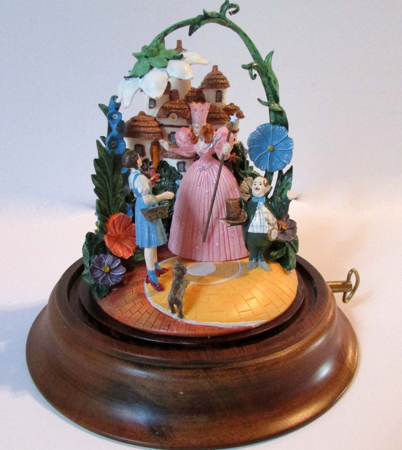 Wizard Of Oz Franklin Mint Domed Musical Figurine Featuring Etsy