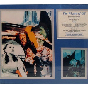 Wizard of Oz, Photo Collage, Featuring Images Of Characters And Scenes From &quot;The Wizard Of Oz&quot; Movie, Vintage Collectible, Rare