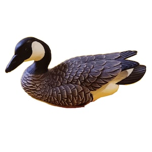 Canada Goose, Decoy Figurine, Statue, Bonded Wood, Hand Painted, Vintage, Collectable