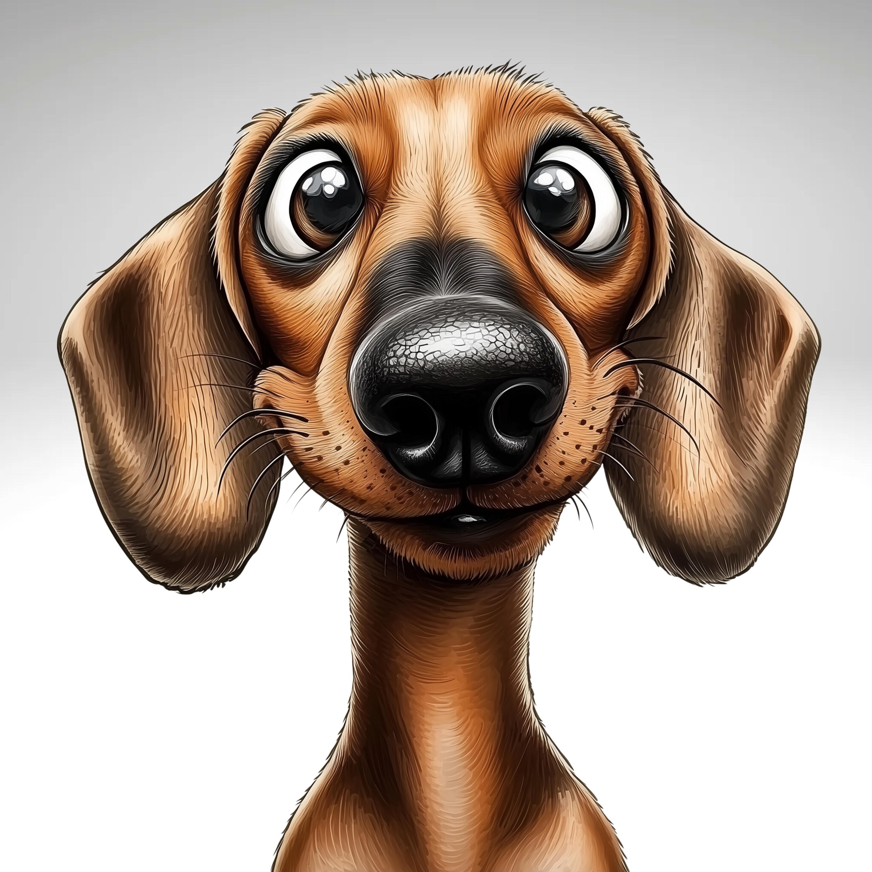 Quirky Dog Clip Art, Funny Dog Images, Dog Clipart, Watercolor Clipart, For Crafts, High Quality PNG, Transparent Background, Dachshund