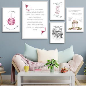 Poster Mix I Taylor Print Taylor Poster Taylor bedroom Taylor Lyrics Taylor merch Taylor wall art Taylor dorm room Taylor gift