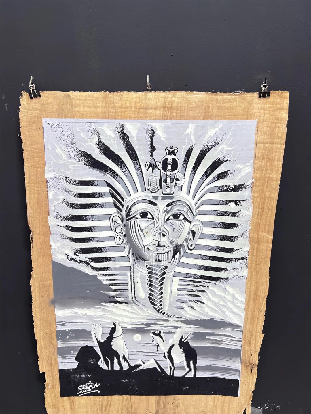 Stunning Egyptian Pharaoh King TUT Gold Headdress Mask Tutankhamun ...