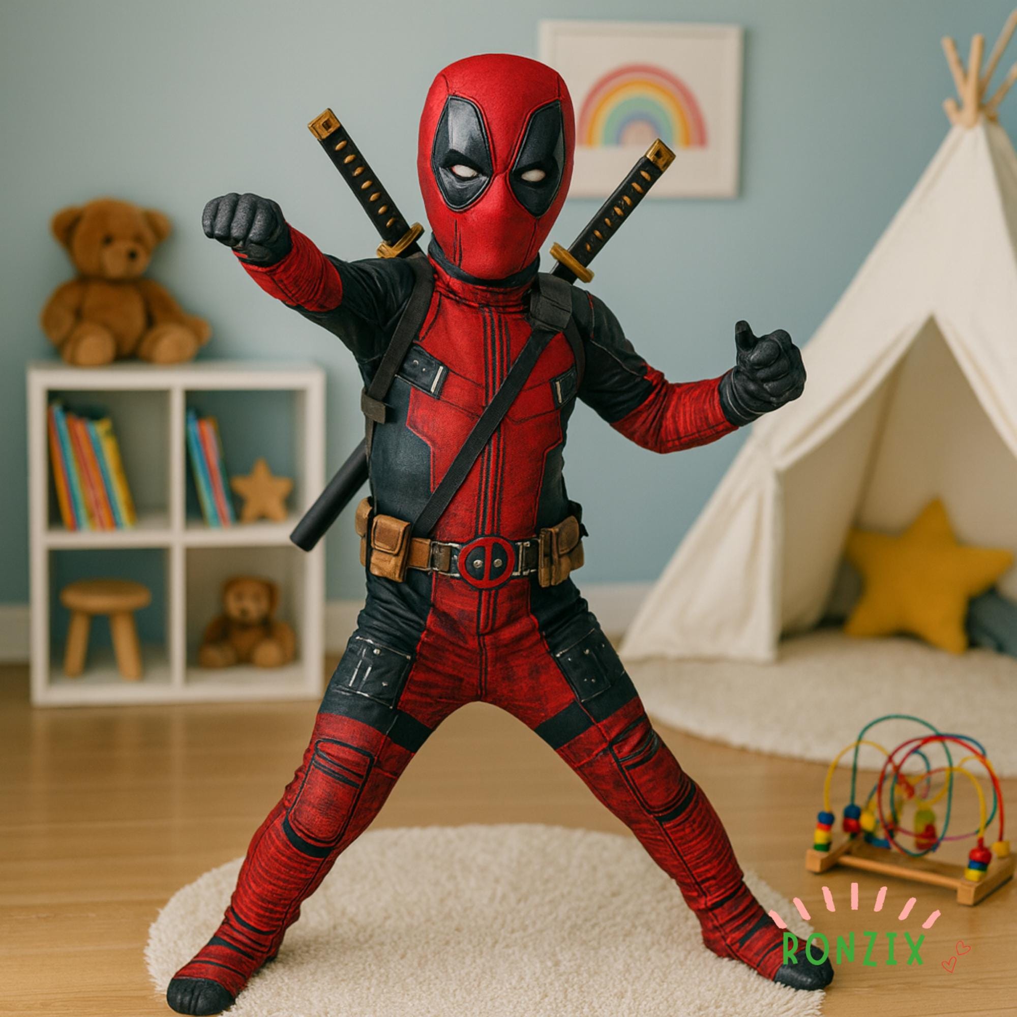 Deadpool Costume Kids