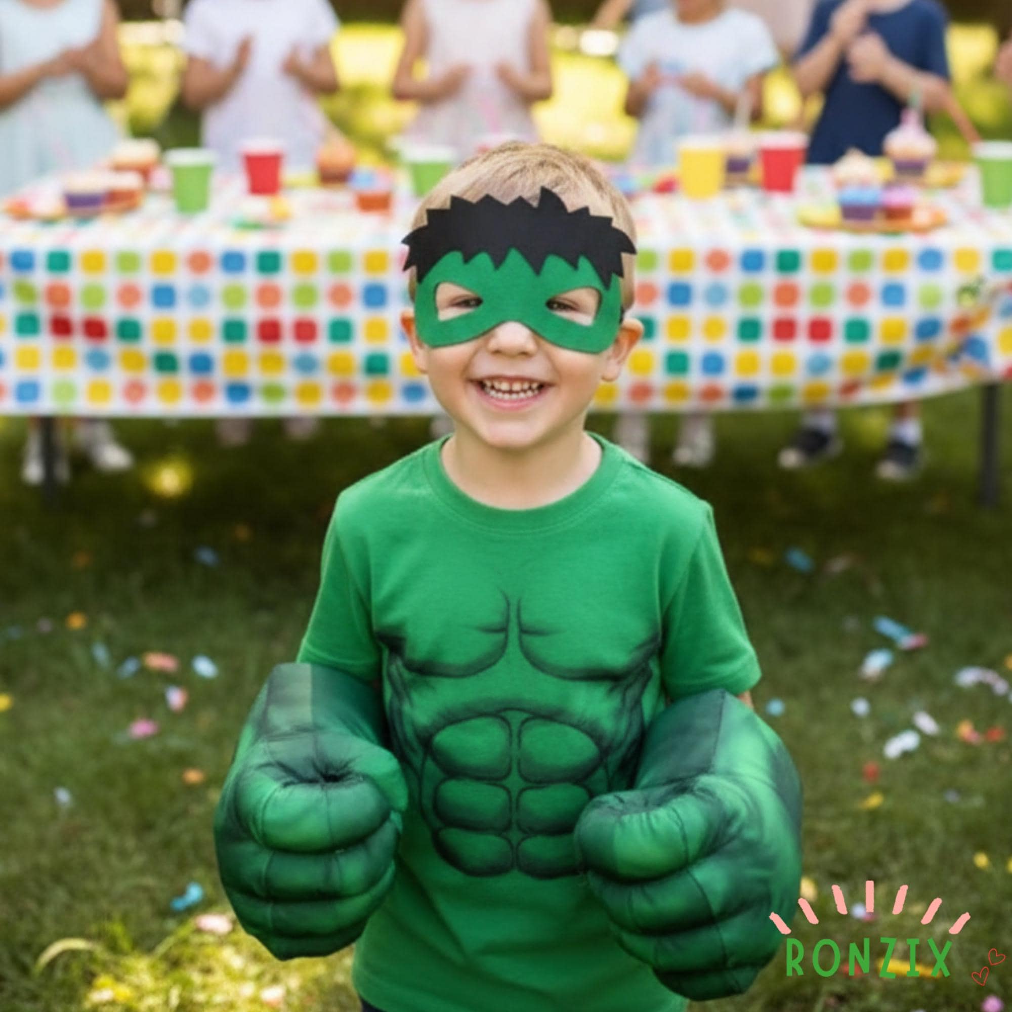 Maschera Hulk A9TEN Per Bambino - Regalo Costume Italia - Foto 6