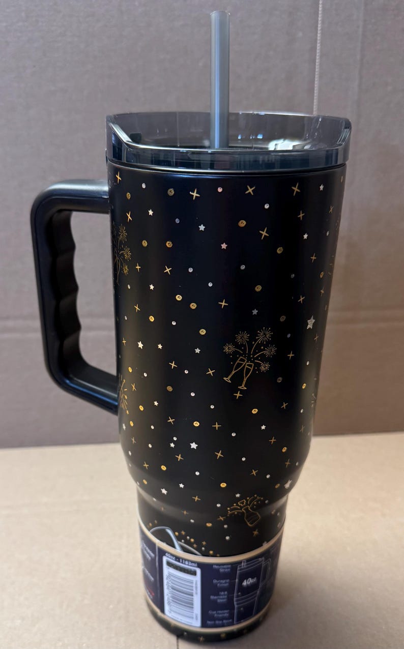 2025 Bucees New Years Tumbler Cup, Bucees 40 Oz Tumbler With Straw