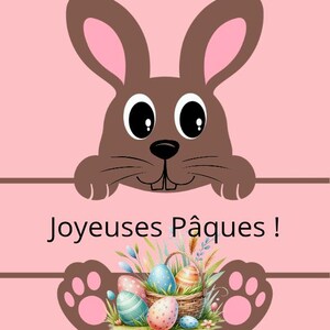 Pack Pâques Élégant – Affiche + Carte + Étiquettes | Téléchargement numérique