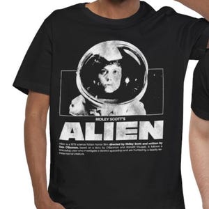 Alien Movie 1979 Unisex Tee, Retro Horror Film Shirt, Vintage Sci-Fi Merch, Alien Romulus Tee, Classic Movie Tee
