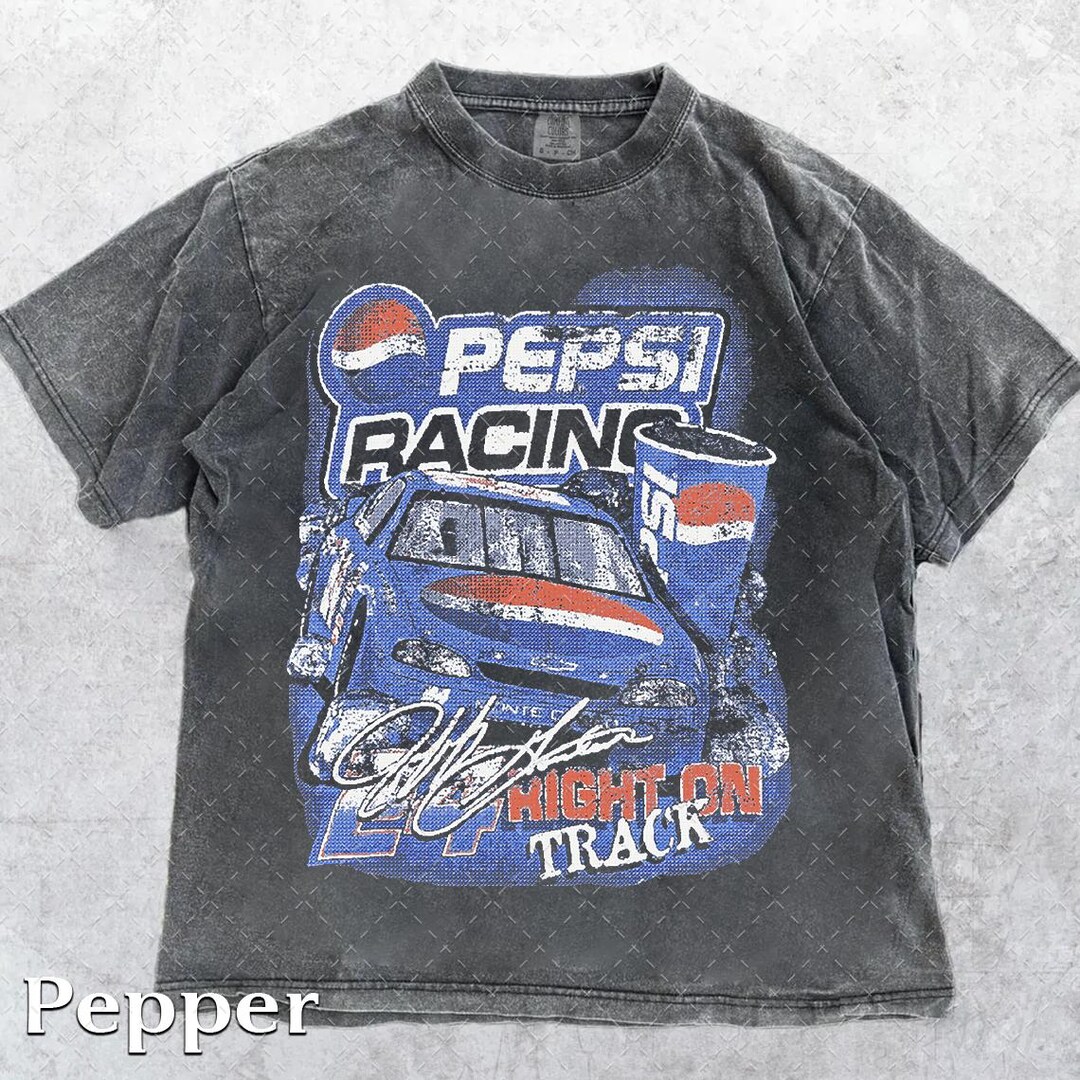 Vintage Pepsi Racing Shirt | Retro NASCAR Style Tee | Comfort Colors ...