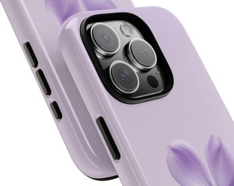 Flower iPhone Case – Tough Dual-Layer, Glossy Finish, Durable Protection