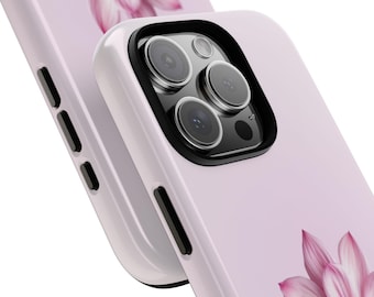 Flower iPhone Case - Tough Dual-Layer, Glossy Finish, Durable Protection