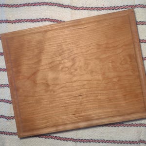Large Handmade Cherry Cutting Board With Juice Groove
