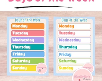 Days of the Week Poster | Classroom Displays