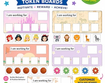Themed Token Boards: ABA Reward Chart (Digital Download)