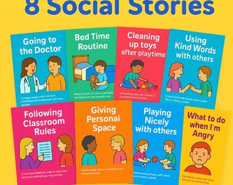 Printable Social Stories for Kids: Autism & ABA Visual Supports (PDF)