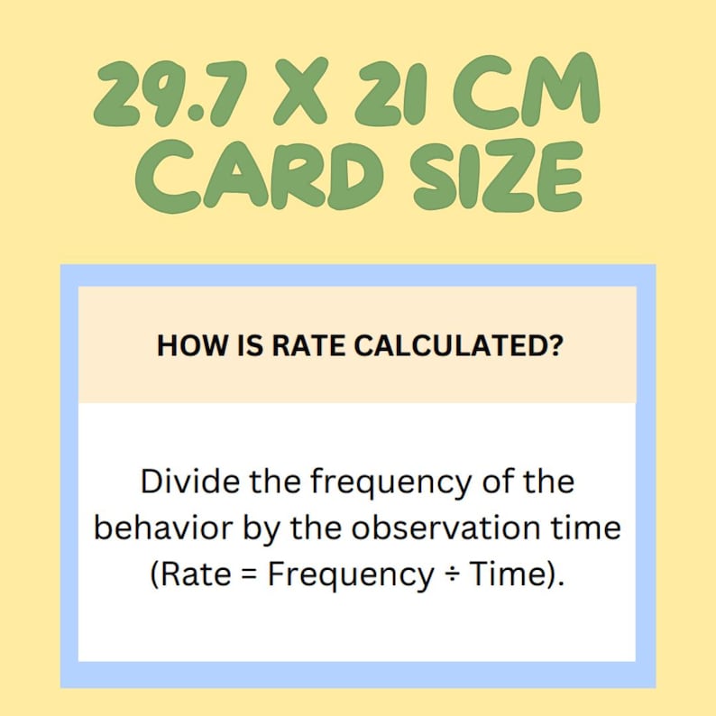 RBT Printable Exam Flashcards, Registered Behavior Tech Certification, RBT Exam Prep, RBT ...