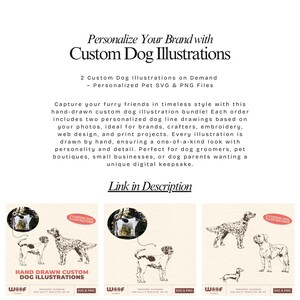 🐾 Your Dogs, Your Logo — Hand-Drawn with Love 🐾
Personalize Your Brand with Custom Dog Illustrations: https://woofstudiodesign.etsy.com/de/listing/4381990430/2-individuell-handgezeichnete-hunde