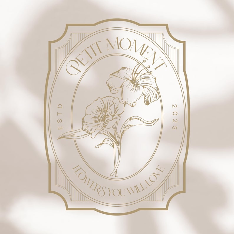 handdrawn logo French Floral Logo floral branding florist branding floral logo design fleur Logo French Logo floral botanical logo kit French Floral Logo floral branding florist branding floral logo design fleur Logo French Logo floral botanical logo kit
