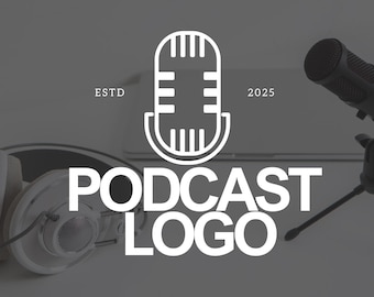 Podcast Branding Kit | DIY Logo & Cover Art, Canva Templates (Digital Download)